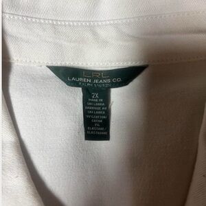 Ralph Lauren White Jean Jacket